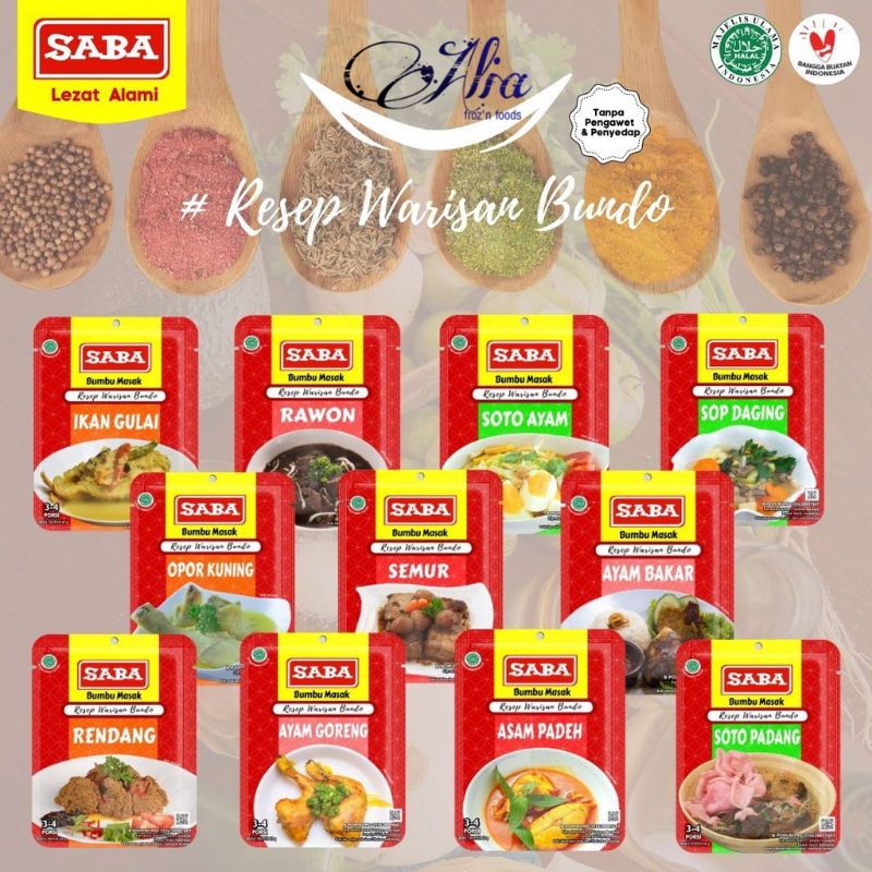 

SABA Bumbu Siap Pakai 40 gr