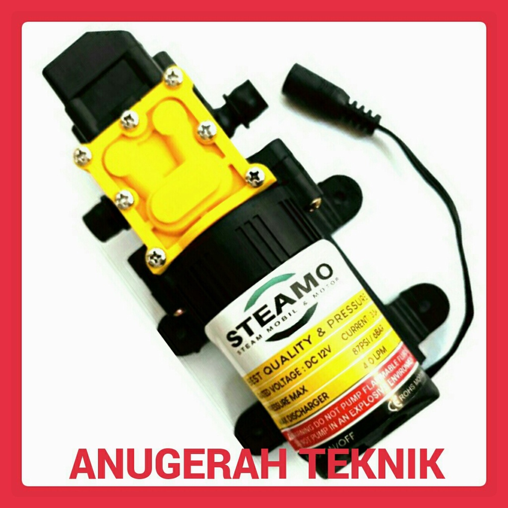 DINAMO PUMP DC 12 V , Pompa air untuk cuci motor, AC rumah / Dinamo multi fungsi hemat listrik
