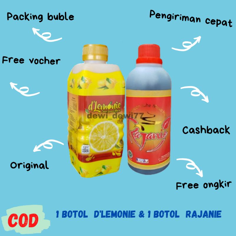 

D'RAJANIE 1 BOTOL LEMON + 1 BOTOL JAHE MERAH