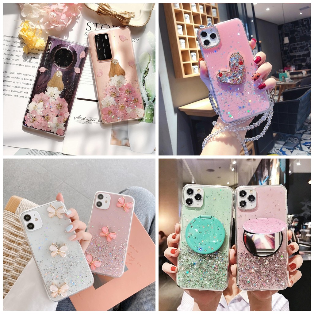 Crystal Blink Case Samsung Grand Prime J4 J6 J7 Duo J2 Prime J7 Prime