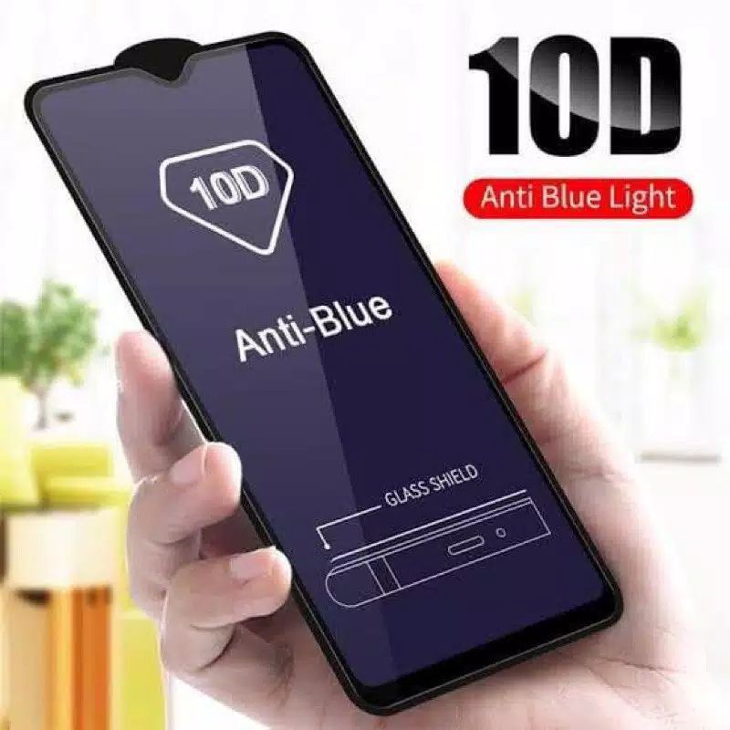 Tempered Glass Anti Blue Vivo Y91c Y90 Y90i Y91 Y91i Y93 Y93s Y95 Y97 Tg Anti Blue Light Radiasi Full Layar