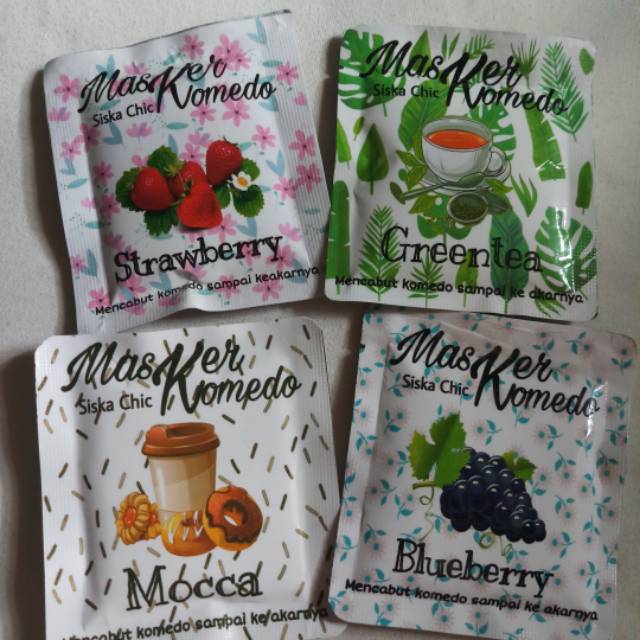MASKER KOMEDO SISKA CHIC & PEEL OF MASK SISKA CHIC