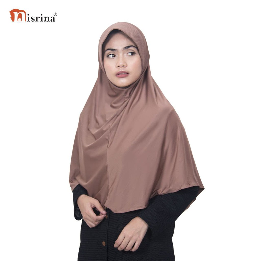 Nisrina Fashion Muslim Jilbab Instan Polos Khaliza