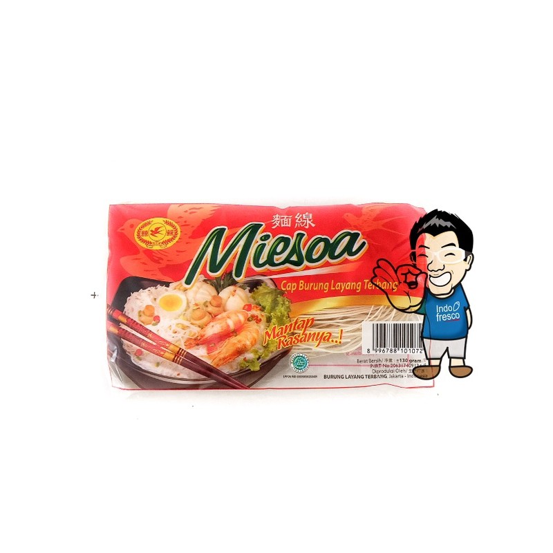 

PROMO BURUNG LAYANG TERBANG MIESOA KUAH 130G TERMURAH
