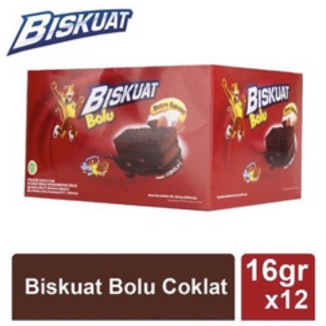 

Biskuat Bolu coklat 16gr