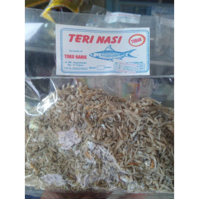 

Teri Nasi kemasan plastik