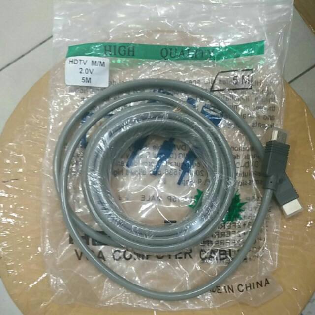 KABEL HDMI PANJANG 5 METER MURAH DAN BAGUS