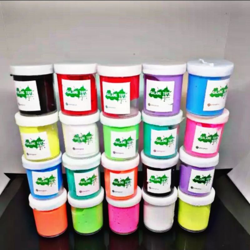 SLIME WANGI WARNA WARNI TOPLES KECIL isi 20pcs/pack