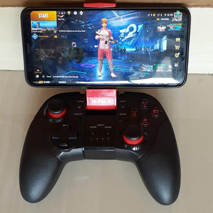 Jual Promo Original Stik Hp Android X Wireless Brackets Gamepad Bluetooth Biru Shopee