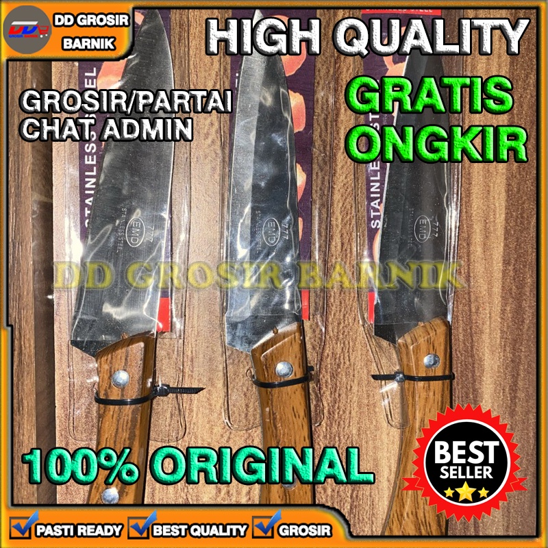 [DGB] PISAU DAPUR TAJAM STAINLESS STEEL HARDEN DGB KUAT