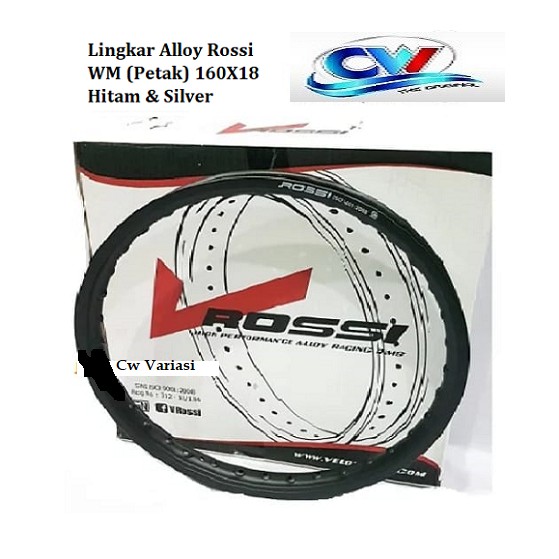 Velg alloy Rossi WM Petak 160-18 Dijual Perpcs