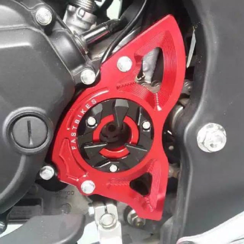 Cover tutup gear depan vixion - r15 - mx king - xabre cnc atau Cover Gear Yamaha Vixion Xabre R15 Tutup Gear Old Vixion New Xabre Old R15 New