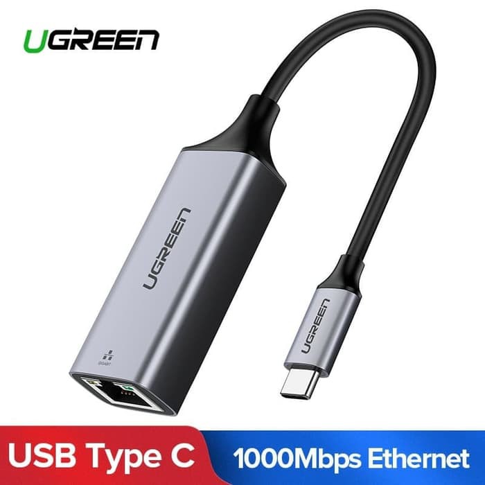 Ugreen 50737 Gigabit Type C To LAN Adapter Gray