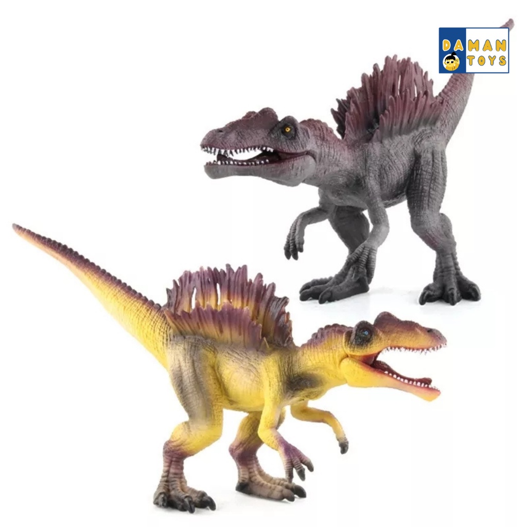 Triple Finned Spinosaurus Action Figures Dinosaurus World Dino