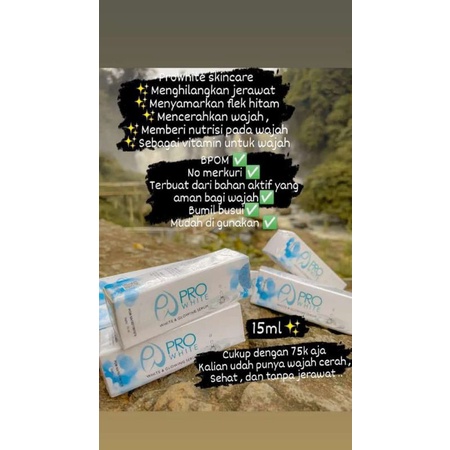 SERUM PROWHITE NIACINAMIDE+ARBUTIN+VIT C  GLOWING MURAH