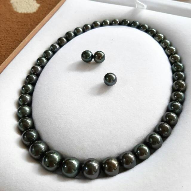 Set perhiasan mutiara laut grade AAA