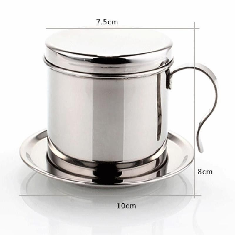 Vietnam drip sekrup model edelmann stainless tebal mewah dripper kopi / Vietnam Drip Saringan Kopi Stainless Coffe Maker Vietnamdrip 100ml 200