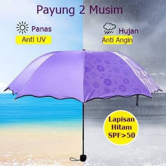 PAYUNG LIPAT AJAIB MAGIC UMBRELLA 3D ANTI UV