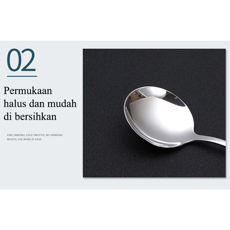 Sendok Makan Stainless Garpu Stainless Steel Tebal/Alat Makan