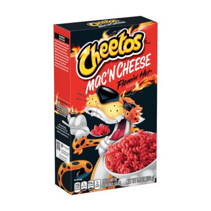 

Cheetos Mac n Cheese Mac & Cheese USA | Flamin' Hot, Cheesy Jalapeno, Bold & Cheesy