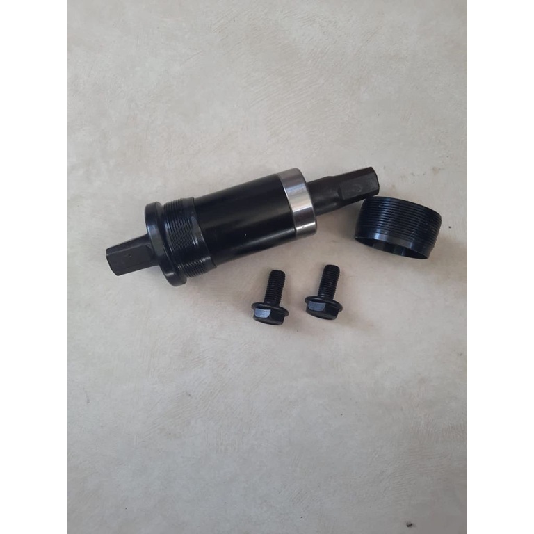 TERMURAH!!! Bottom Bracket Sepeda (BB) Kotak / PACIFIC 122.5mm Bearing / Hitam / Realpict