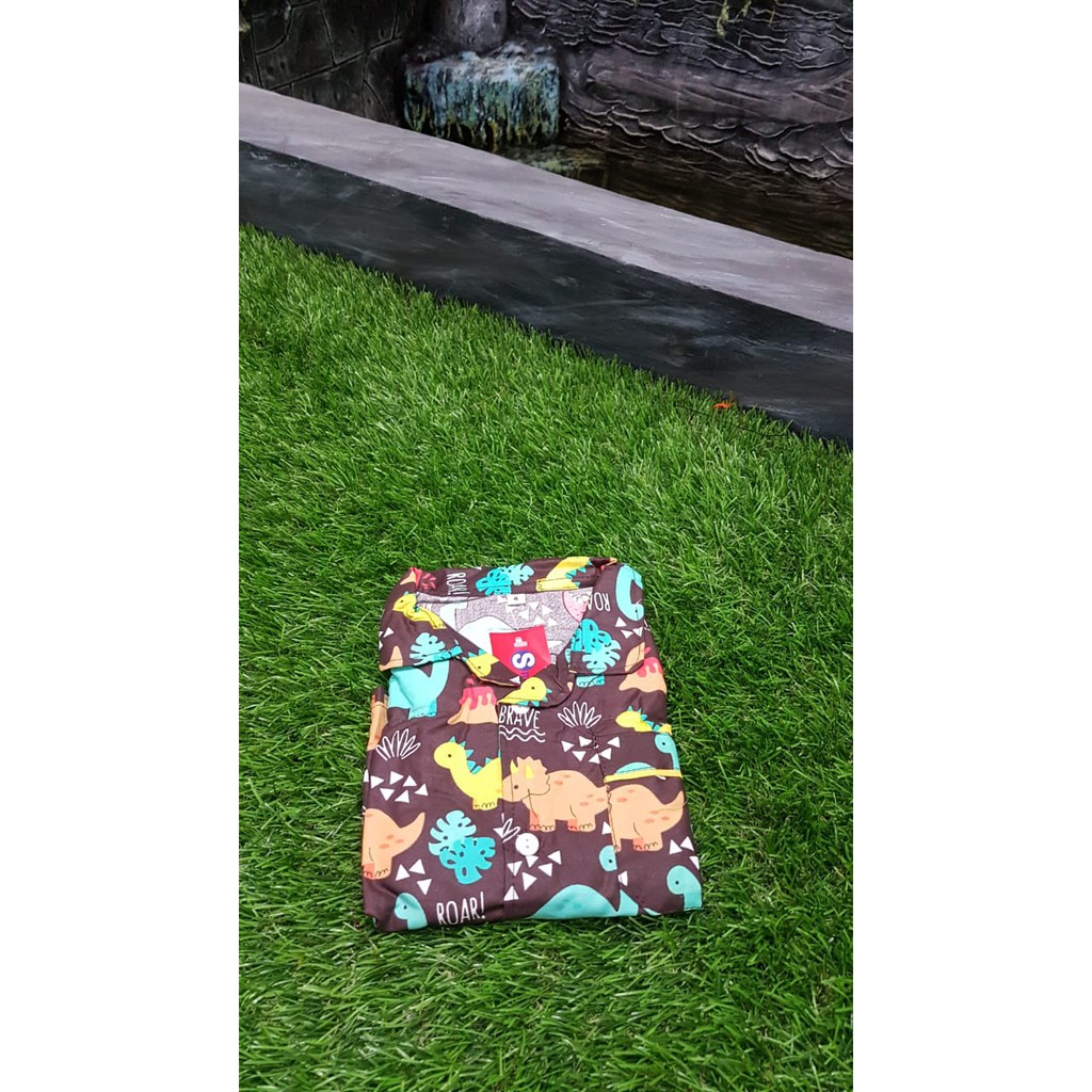 PIYAMA ANAK KATUN MOTIF DINO PIYAMA ANAK MURAH