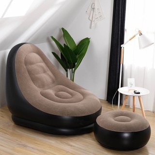 intex inflatable ultra lounge chair and ottoman set