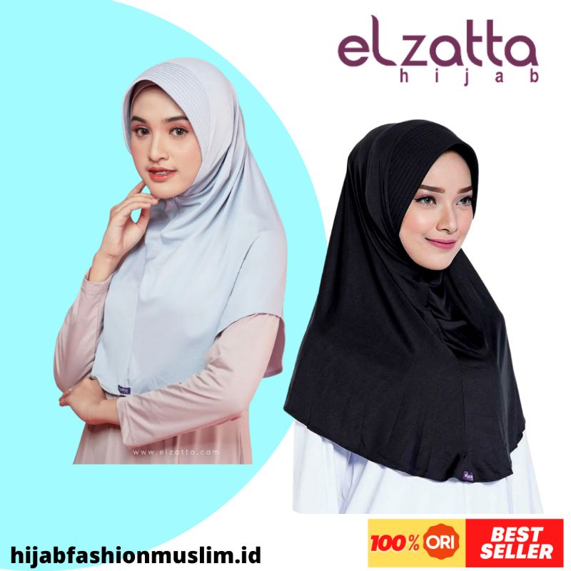 BERGO ELZATTA ZARIA CASUAL ORIGINAL HIJAB BERGO ELZATTA POLOS BERGO SEKOLAH PUTIH BERSIH BERGO SEKOL