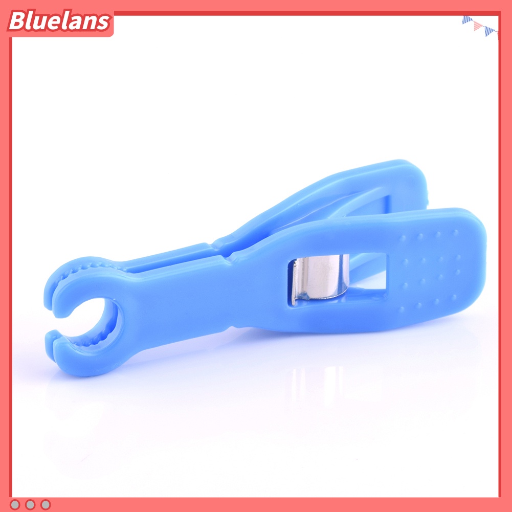 Bluelans 2Pcs Acrylic Opening Pliers Disposable Ear Puncture Tweezers Body Piercing Tool
