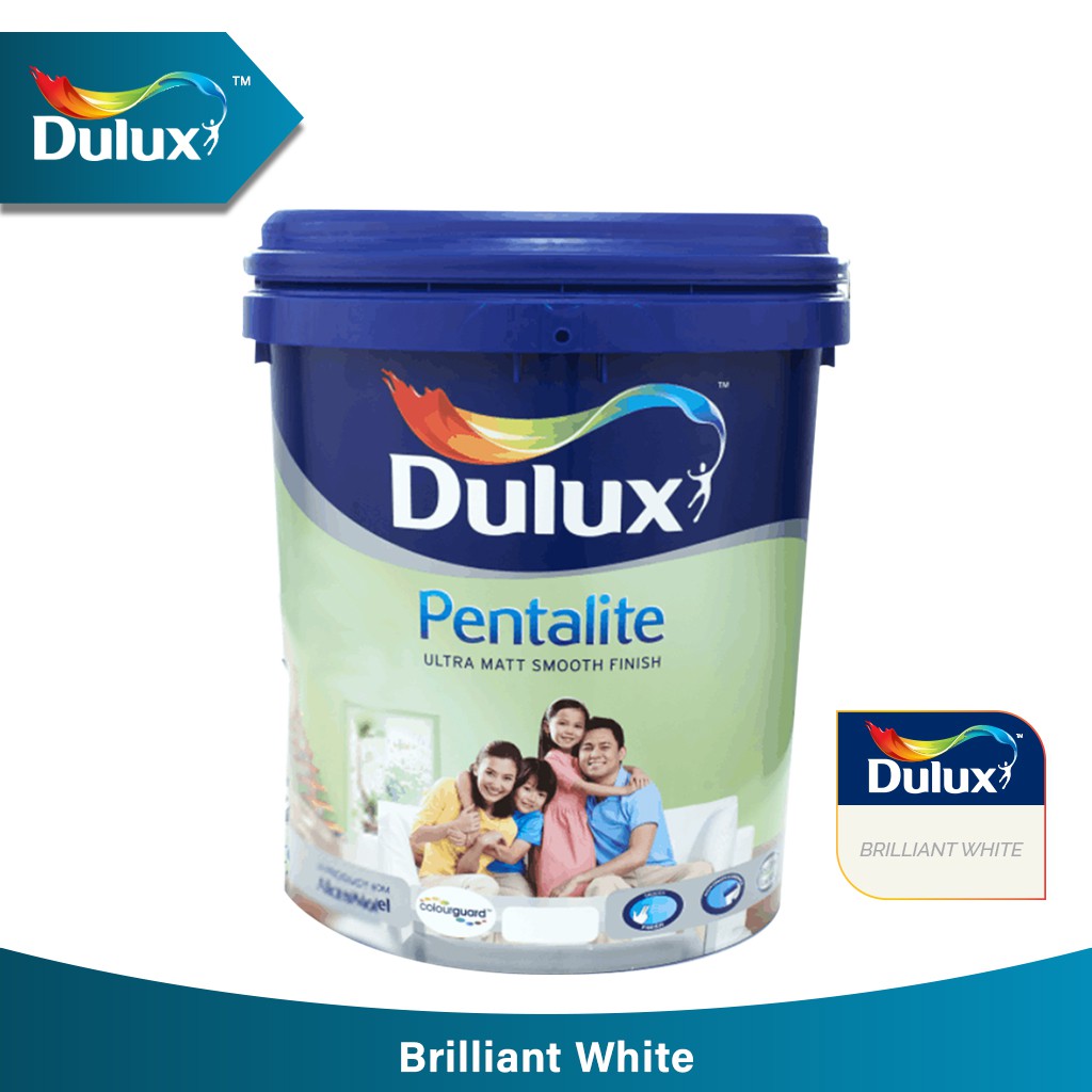 Dulux Pentalite Brilliant White 2290 II 20L Cat Interior Dulux Pentalite Brilliant White 2290 II 20L Cat Interior