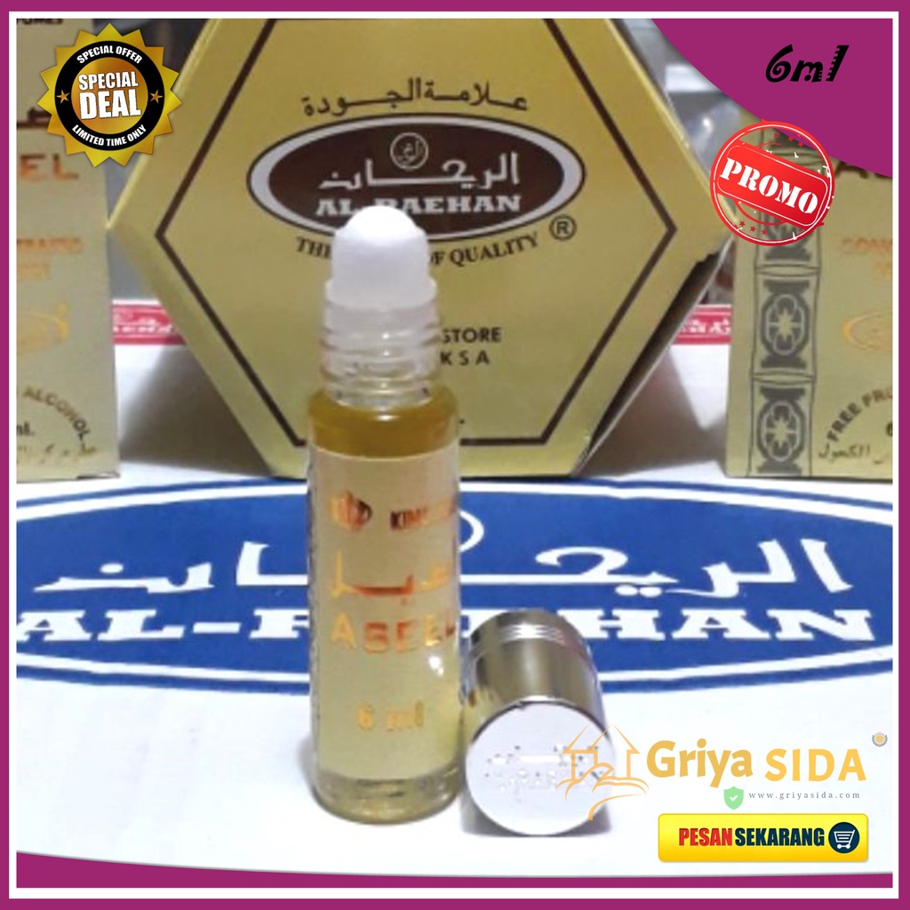 Parfum Aseel 6ml alraehan aroma Aseel al raehan mirip al rehab parfum Harga grosir PROMO!!