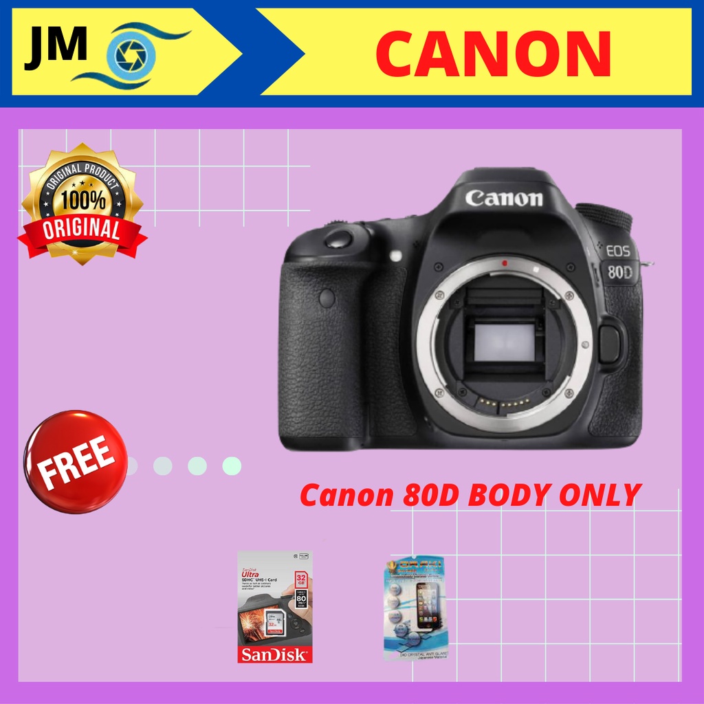 Camera Canon 80D BODY ONLY