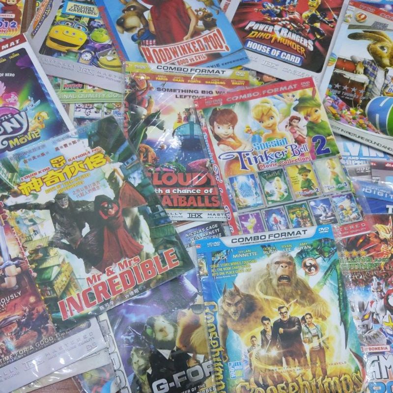 DVD Bekas untuk Kerajinan Tangan