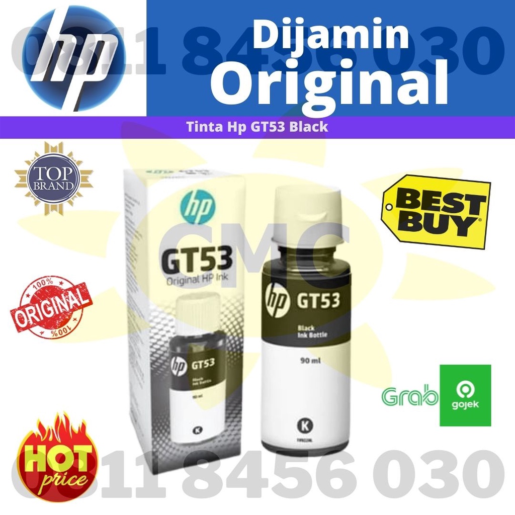 Tinta Hp GT53 Black Original