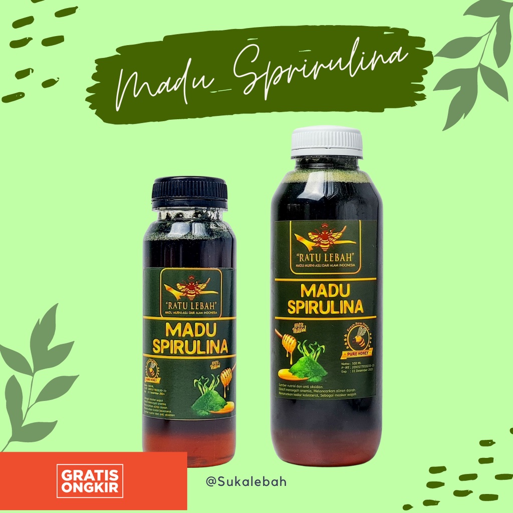 Jual Madu Spirulina Madu Hijau Madu Hijau Original Ratu Lebah Shopee Indonesia