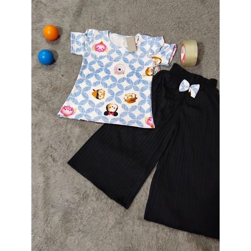 SETELAN ANAK BABYTERY KAOS+CELANA PLISKET