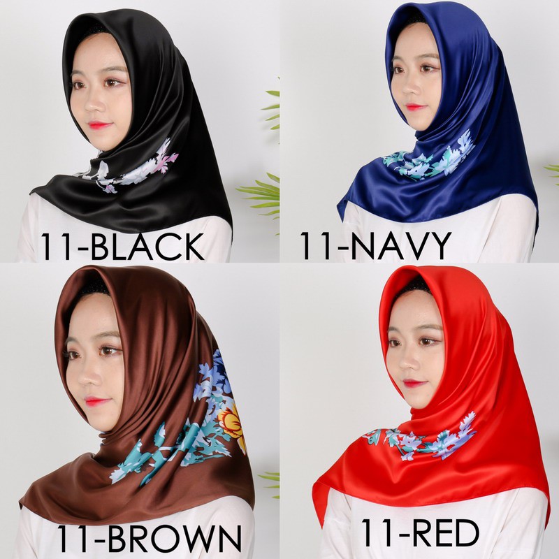 SEGI EMPAT11 HIJAB VELVET  MOTIF KERUDUNG JILBAB  VELVET  