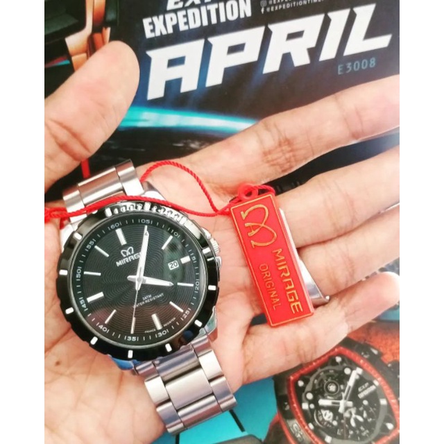 MIRAGE ORI COWOK 8549BRPM RANTAI SILVER