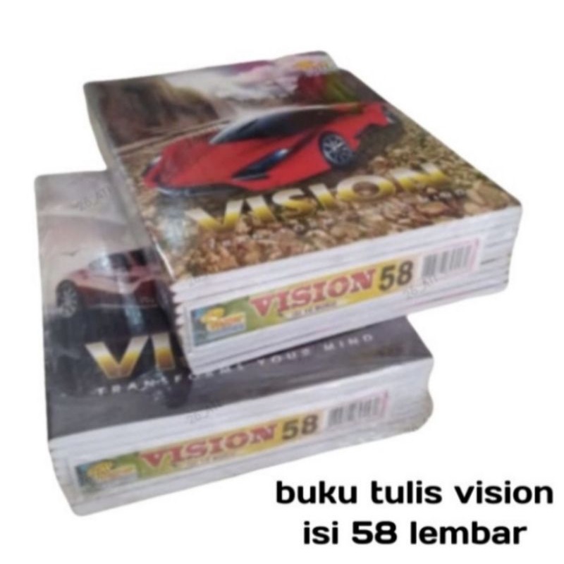 

BUKU TULIS VISION 58 LEMBAR ISI 10 BUKU