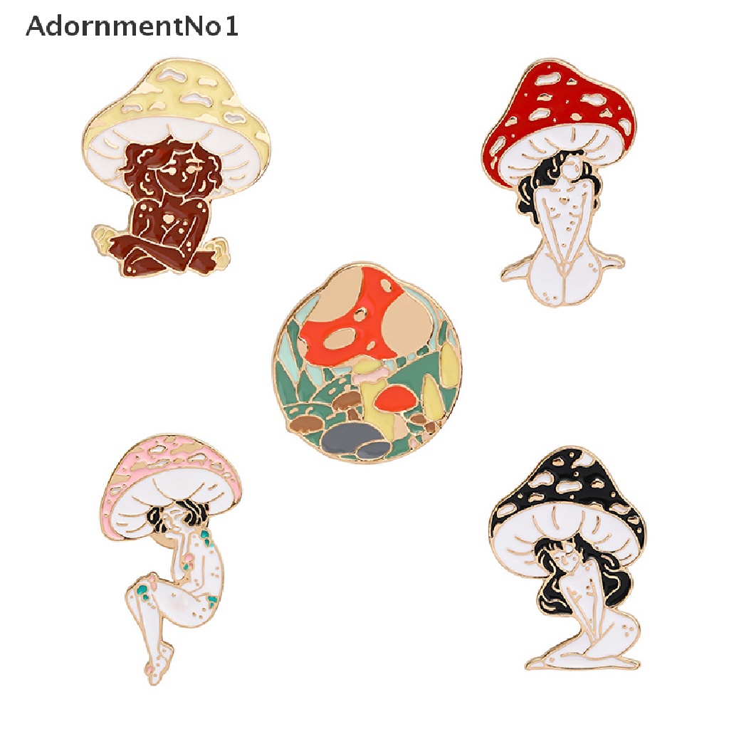 [AdornmentNo1] Cartoon Girls Brooch Collar Pin Vintage Deep Forest Maiden On Backpack Badge [new]