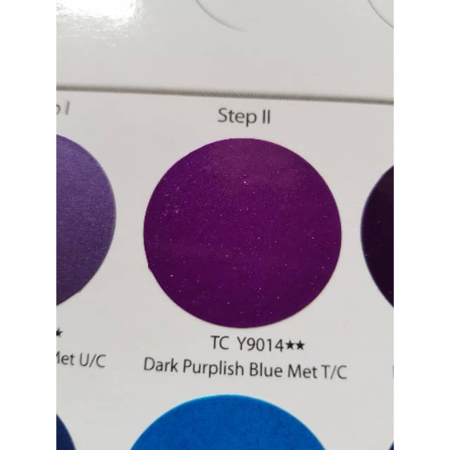 

tc y9014 dark puplish blue met T/C warna samurai paint