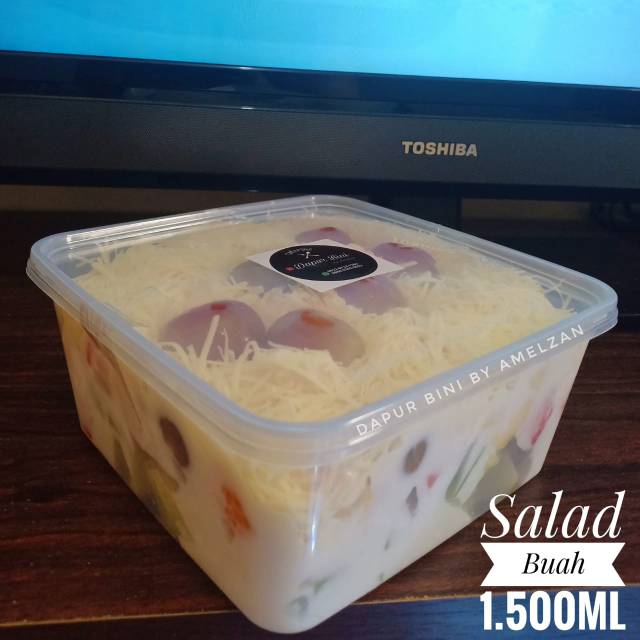 

Salad Buah homemade - souvenir salad - bumbu rujak Bangkok