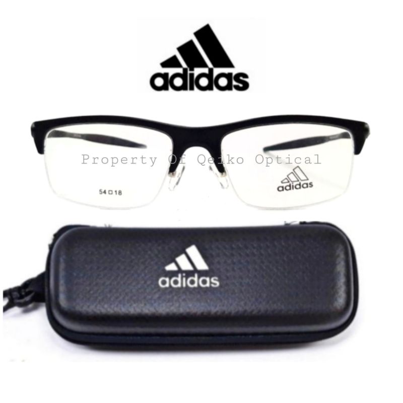 Kacamata Frame Pria Sporty Half Adidas 004 S54 - Lentur