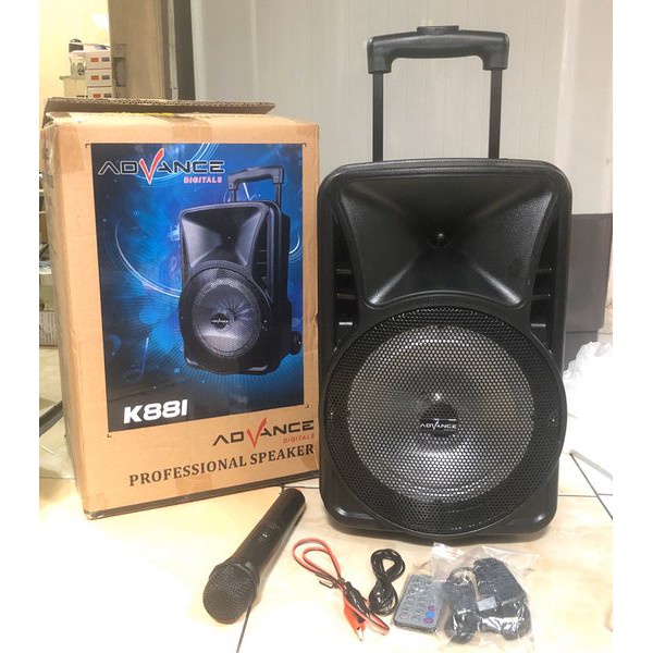 Speaker Bluetooth Advance K881 Speaker PA Hi Fi Portable