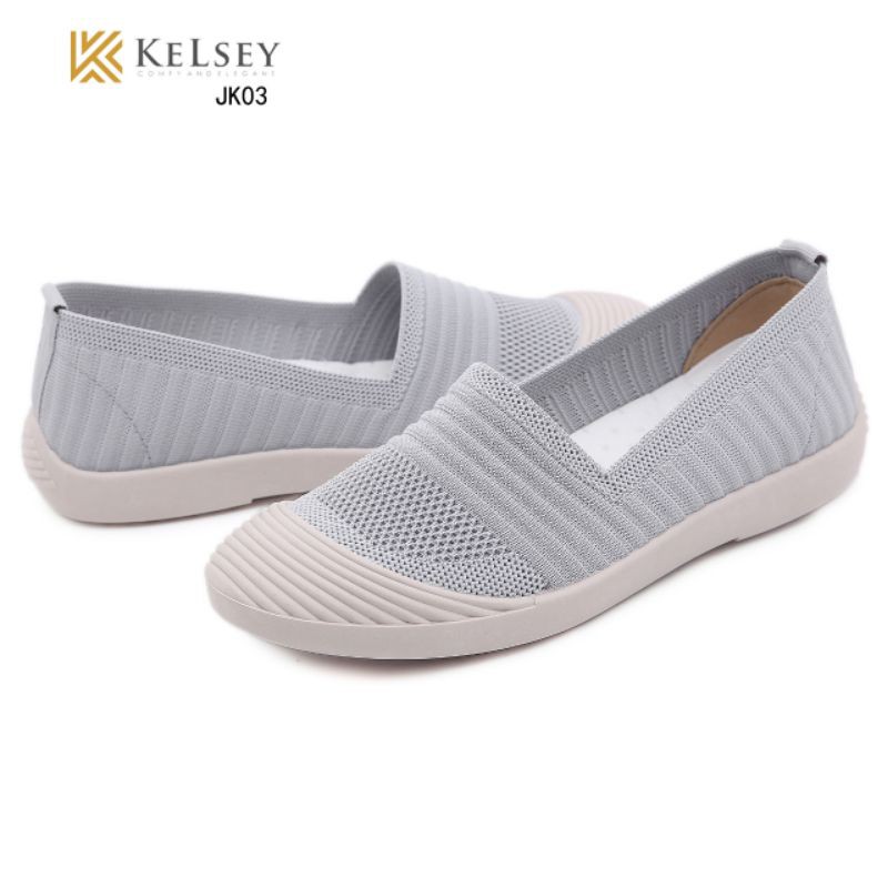 Kelsey Sepatu Slip On Wanita JK03 Sepatu Flat Wanita