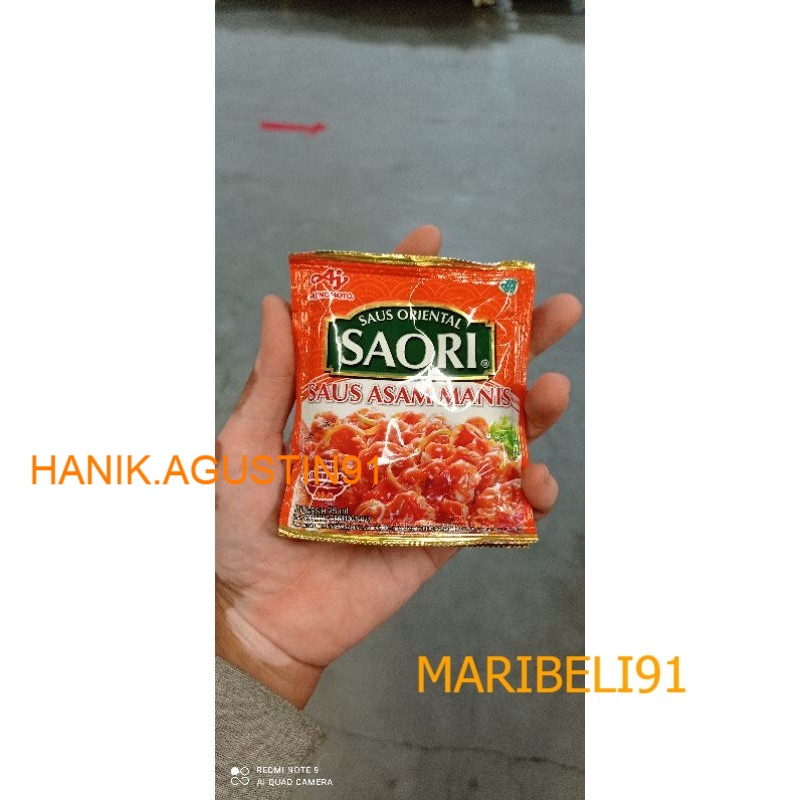 

SAORI Saus Asam Manis Sachet 25 ml isi 4 Sachet maribeli91
