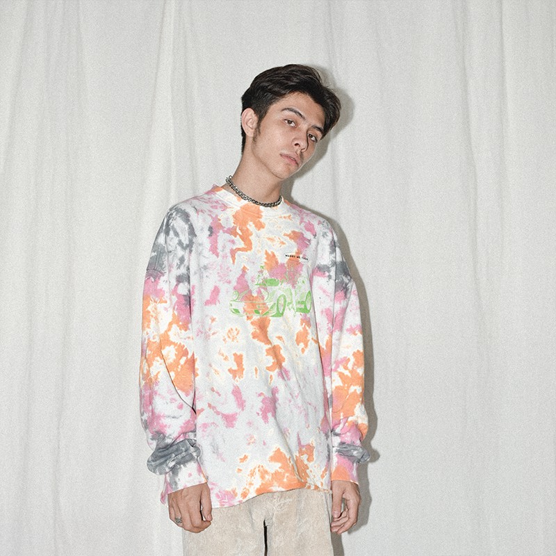 Yamasurih - Crewneck Tie Dye &quot;Marry Me&quot; Sweater