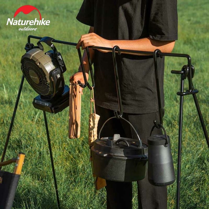 FOLDING STORAGE RACK NATUREHIKE BBQ HANGING EQUIPMENT CAMPING HIKING RACK RAK GANTUNG NH20JJ109