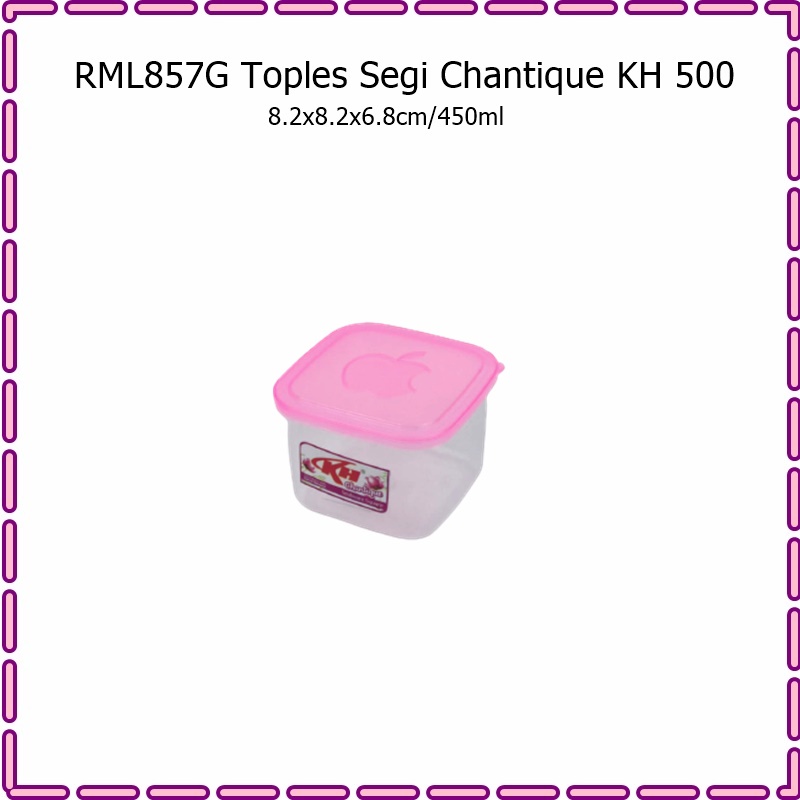 Toples Segi Mini Cantik KH 450ml &amp; 700ml