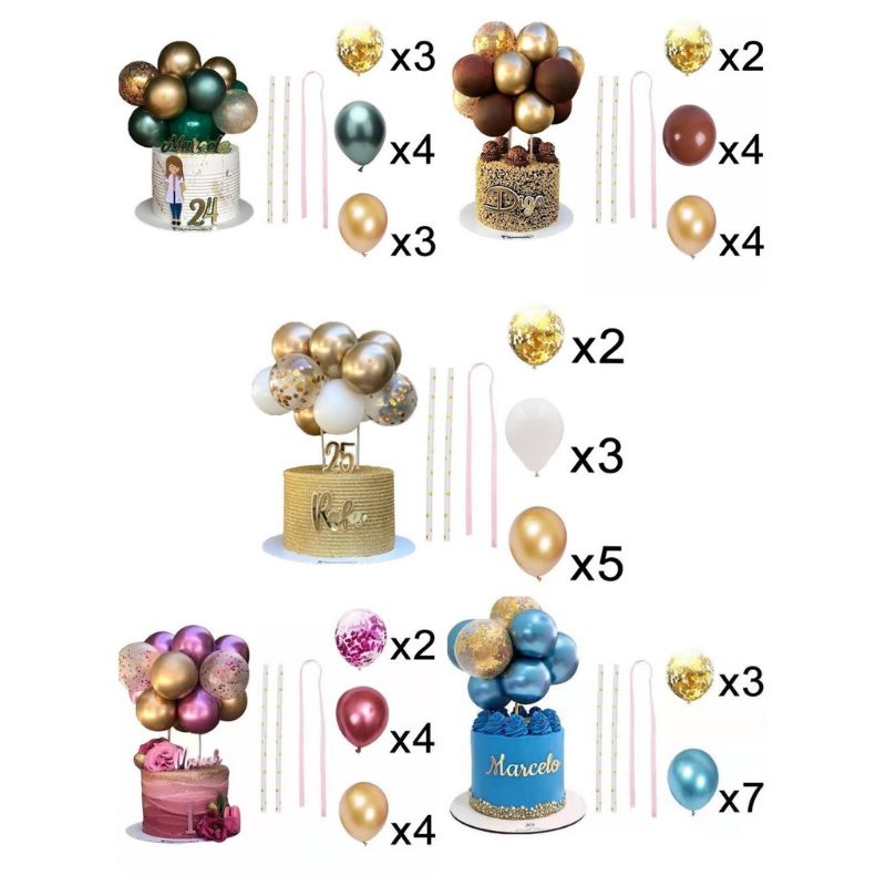 topper ballon set